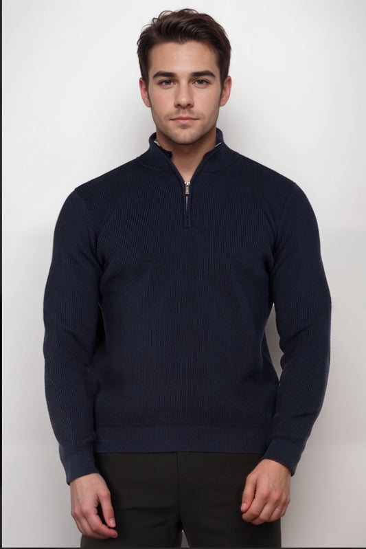 The Milano Half Zip Sweater