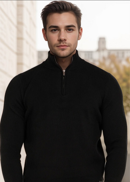 The Milano Half Zip Sweater