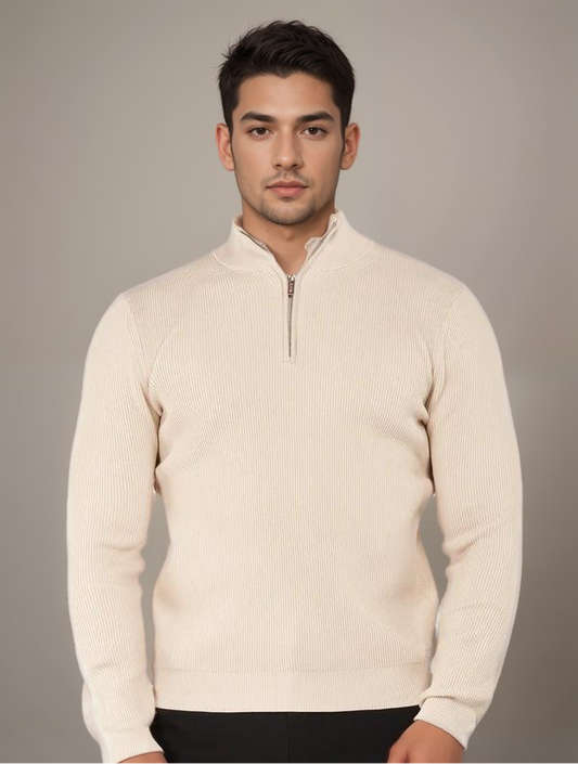 The Milano Half Zip Sweater