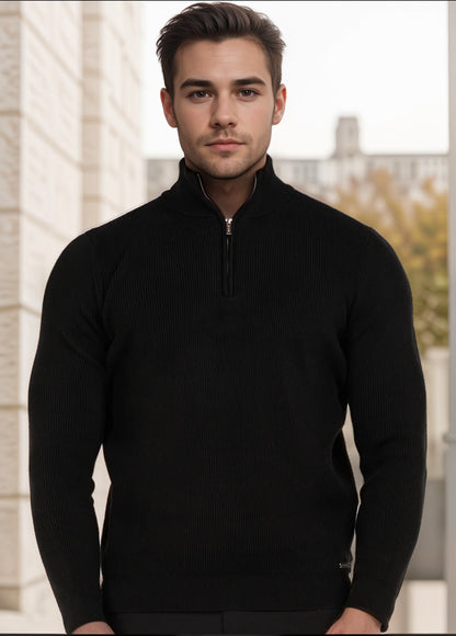 The Milano Half Zip Sweater